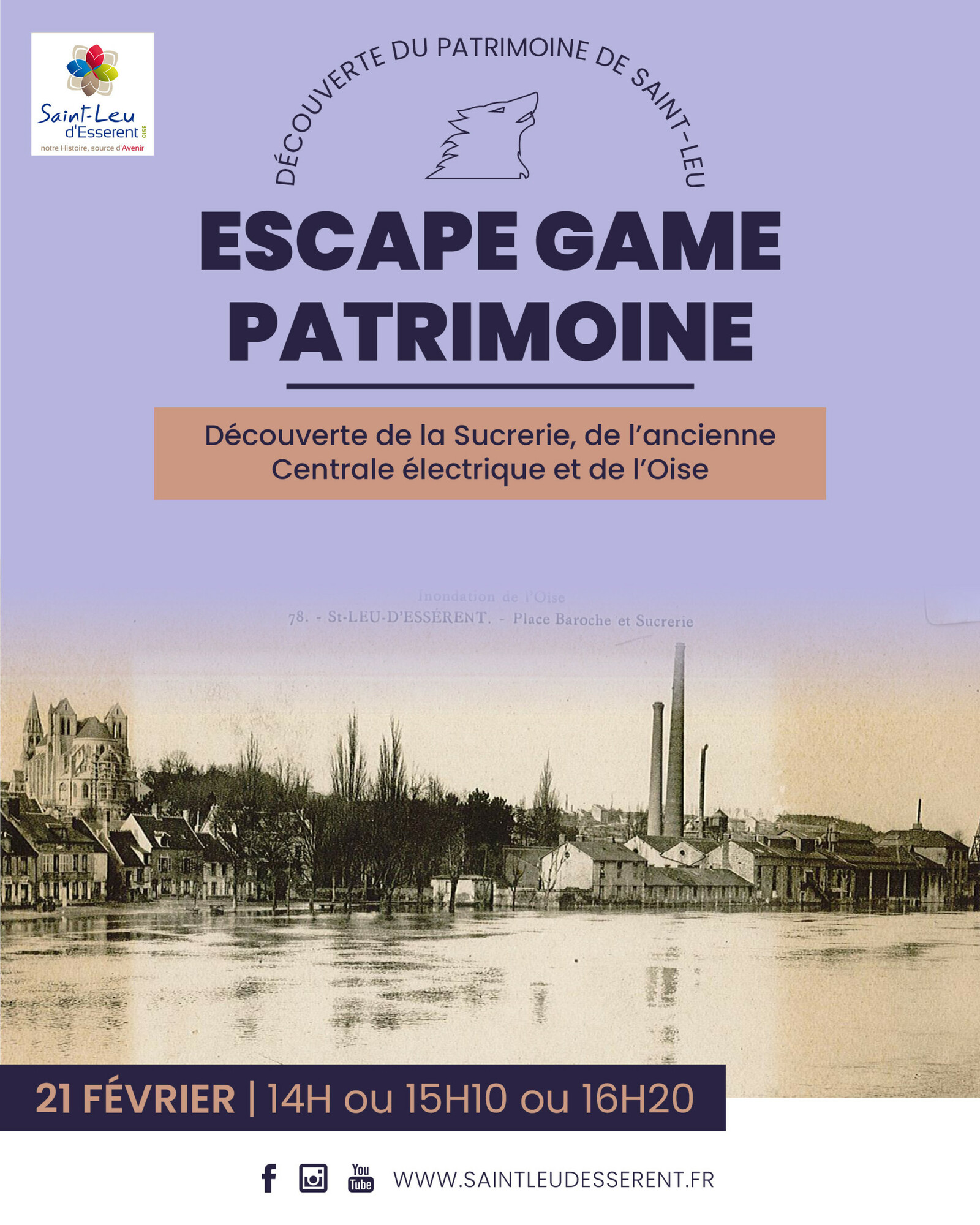visuel escape game du patrimoine
